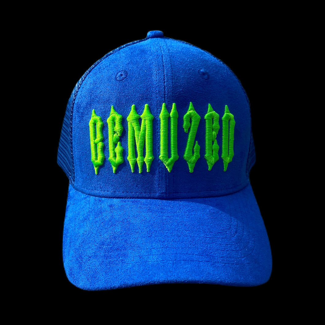 Blue VELMUZE Trucker Hat