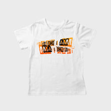 Load image into Gallery viewer, “I AM WHO I AM” Tee-Ombré Orange