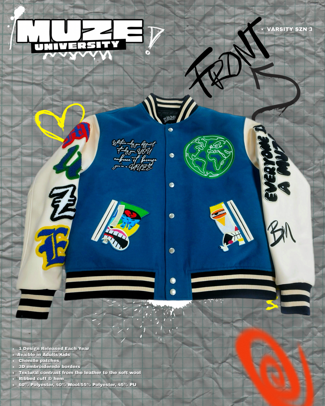 Blue MUZE University Varsity