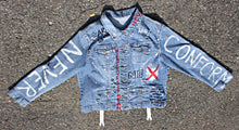 Load image into Gallery viewer, “WORDS” Jean Jacket
