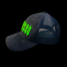 Load image into Gallery viewer, Black VELMUZE Trucker Hat
